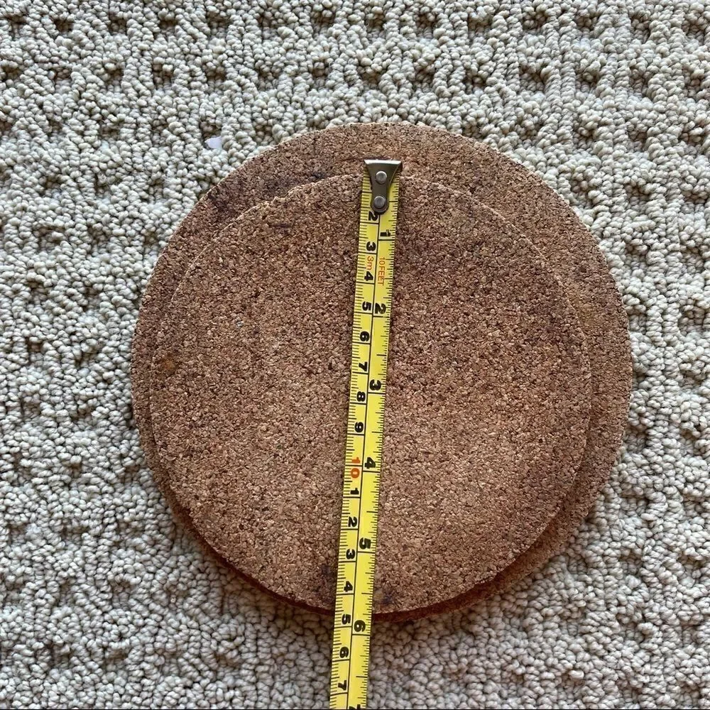 Set of 2  Cork Trivets